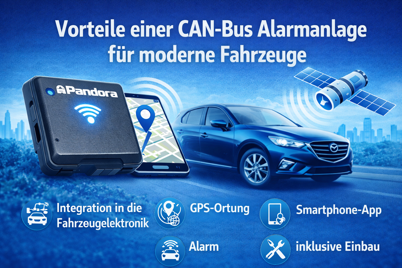 Vorteile einer Pandora CAN-Bus Alarmanlage für moderne Fahrzeuge