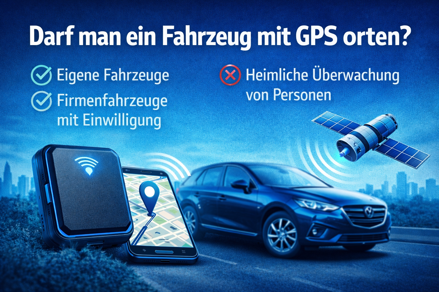 Darf man ein Fahrzeug mit GPS orten?