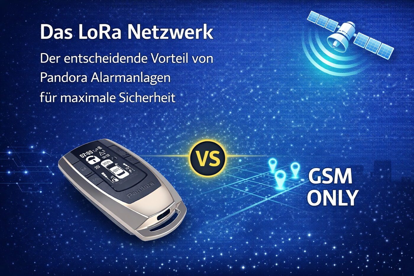 Das LoRa Netzwerk – Der entscheidende Vorteil von Pandora Alarmanlagen für maximale Sicherheit