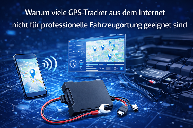 Warum viele GPS-Tracker aus dem Internet nicht für professionelle Fahrzeugortung geeignet sind