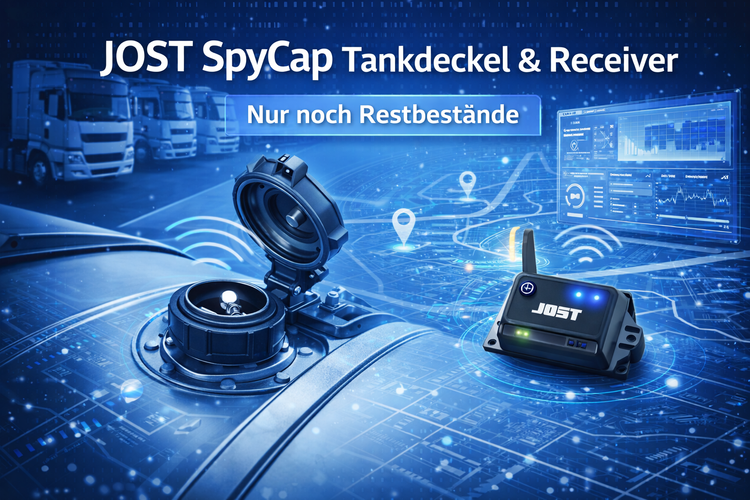 JOST SpyCap Tankdeckel & Empfänger – Nur noch Restbestände verfügbar