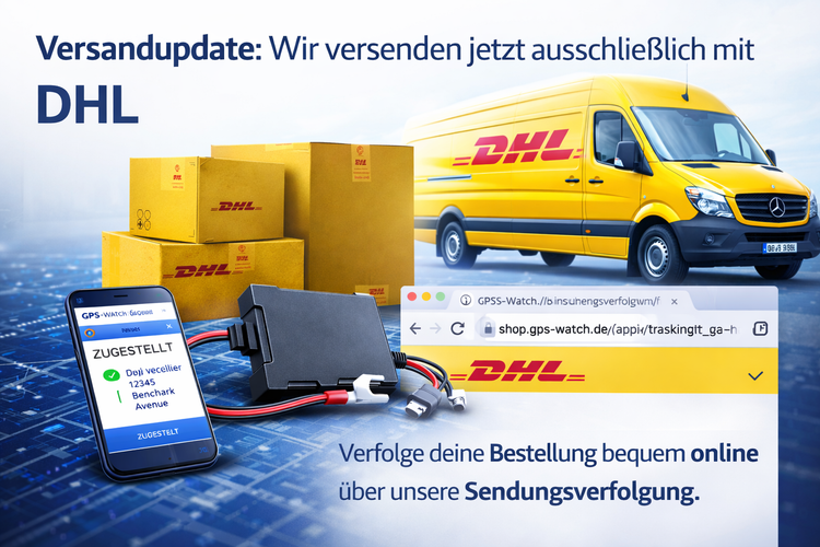 Wir versenden jetzt ausschließlich mit DHL
